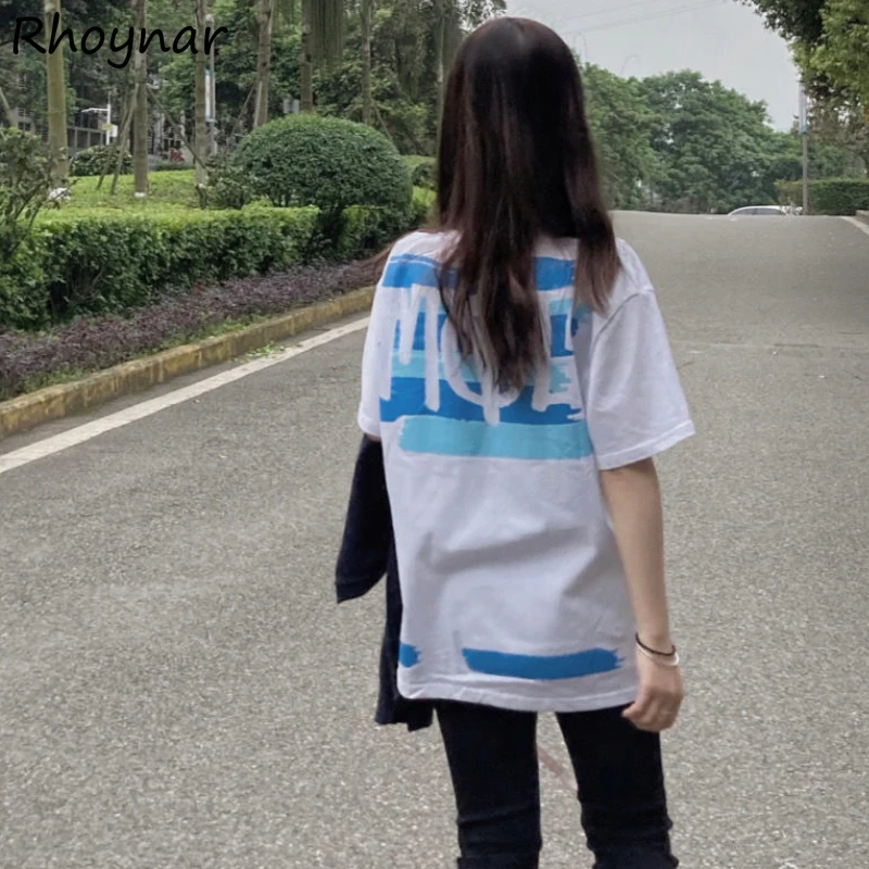

T-shirts Women Loose Lovely Girls Tops Tees Kawaii Characters Casual Students Fashion Ulzzang Soft Stylish Classy Lively Newest