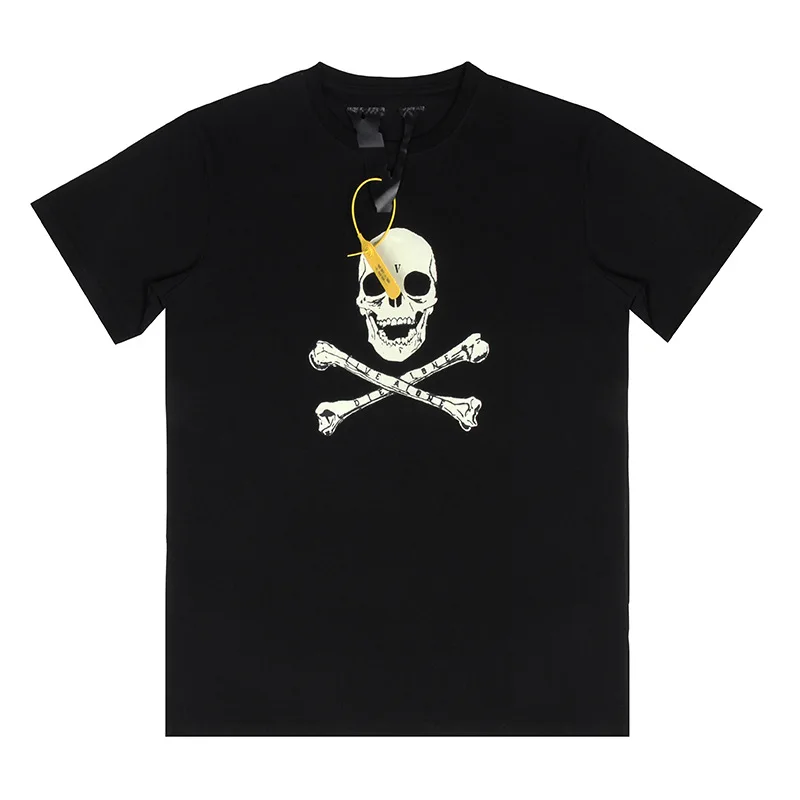 

Женская футболка с черепом и скелетом, летняя рубашка с коротким рукавом для Хэллоуина, Забавные футболки с графикой
