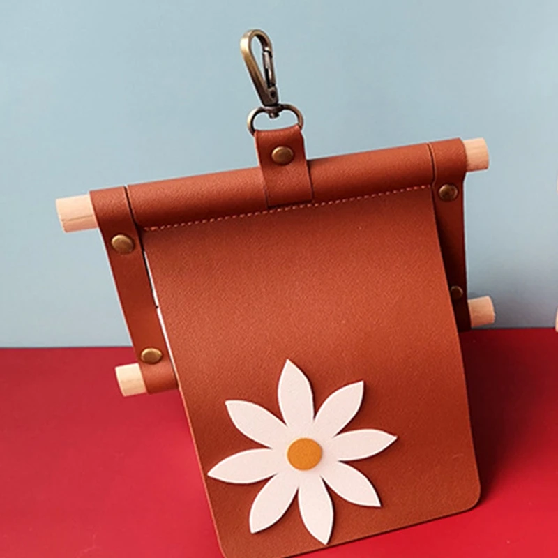 

PU Leather Tissue Box, Wall Mounted Tissue Storage Shelf Waterproof Tissue Box for Kitchen / Toilet