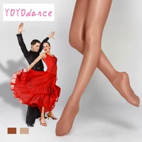 brand high quality girls ladies women shiny glitter glossy latin ballroom dance shimmery collant shimmer footed tights