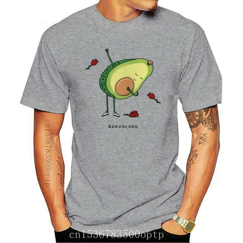 

New Bravocado Funny Avocado T-Shirt Christmas Gift Actor Musician Vegan Vegetarian Funny Tee Shirt