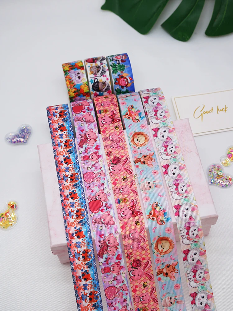 Кабошоны из эпоксидной смолы с мультяшным принтом корсажная лента 33535 - купить по