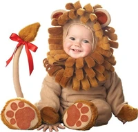 0 3years baby cartoon animals lion rompers kids birthday anniversary party role play dress up outfit halloween cosplay costume
