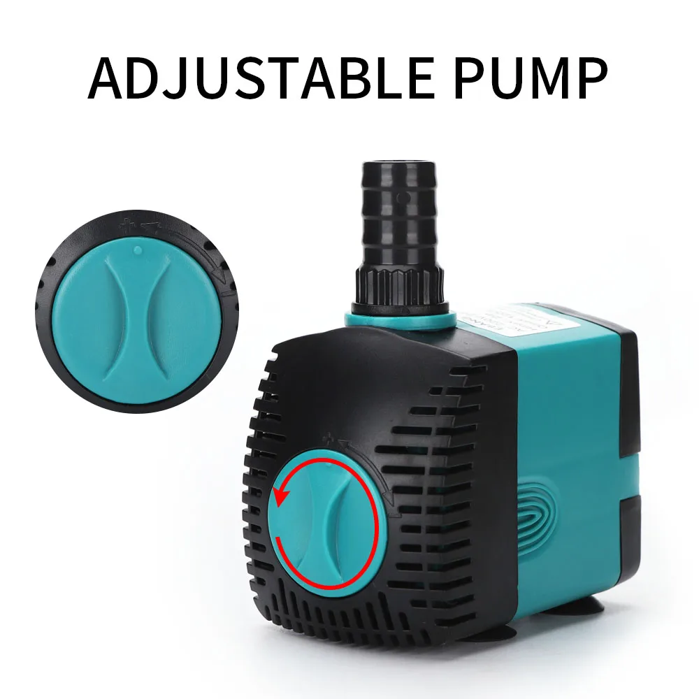 

3W 6W 10W 15W 25W Ultra-Quiet Submersible Water Fountain Pump Filter Fish Pond Aquarium Water Pump Tank Fountain 220V-240V