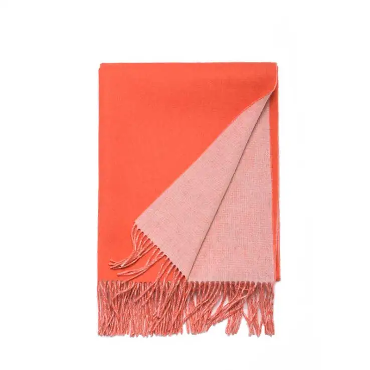 CAVME Double Color Woolen Long Scarf Winter Fashion Wool Scarves for Ladies Couples Patchwork Gift for CUSTOM LETTERS 70*20cm - Цвет: CAVME 3