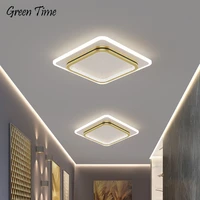 simple led ceiling light home decor ceiling lamp for living room bedroom aisle corridor light indoor lighting lustres blackgold