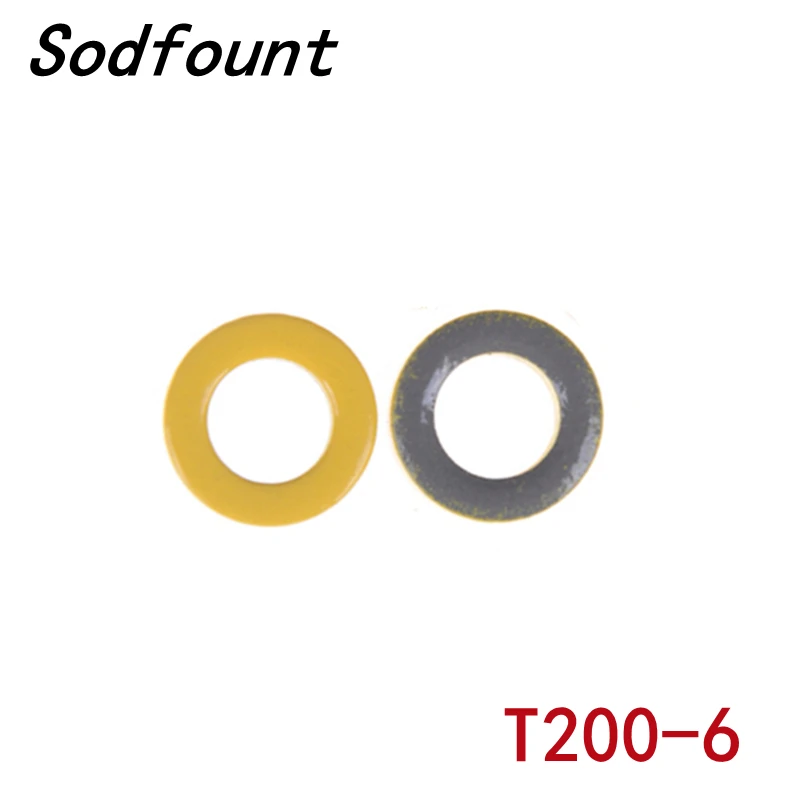 

T200 6 Iron powder cores T200-6 OD*ID*HT51*31*14.5 mm 10nH/N2 8.5uo Iron dust core Ferrite Toroid Core toroidal PR
