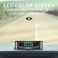 accurate long standby time tpms monitoring system sensor with 4 external sensor abs tpms monitor sensitive for motor