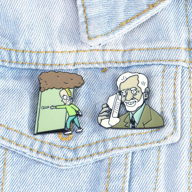 Новый Стиль Продажа брошка мультфильм Капельное масло значок булавка модная