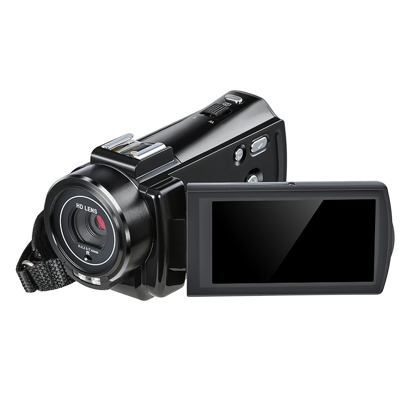 Ordro V7 Plus 1080P видеокамера Full HD видеокамера 16X цифровой зум 3,0 дюймов сенсорный экран Инфракрасный микрофон ночного видения
