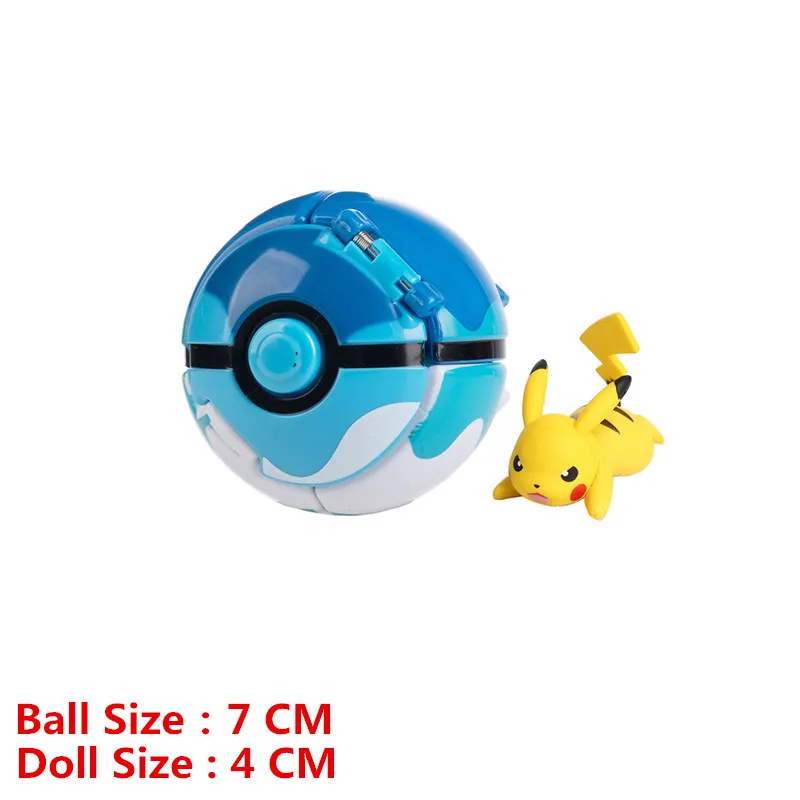 20 видов стилей Мячи покемона с Косплей Аниме Фигурка Пикачу Сквиртл чармандер Eevee