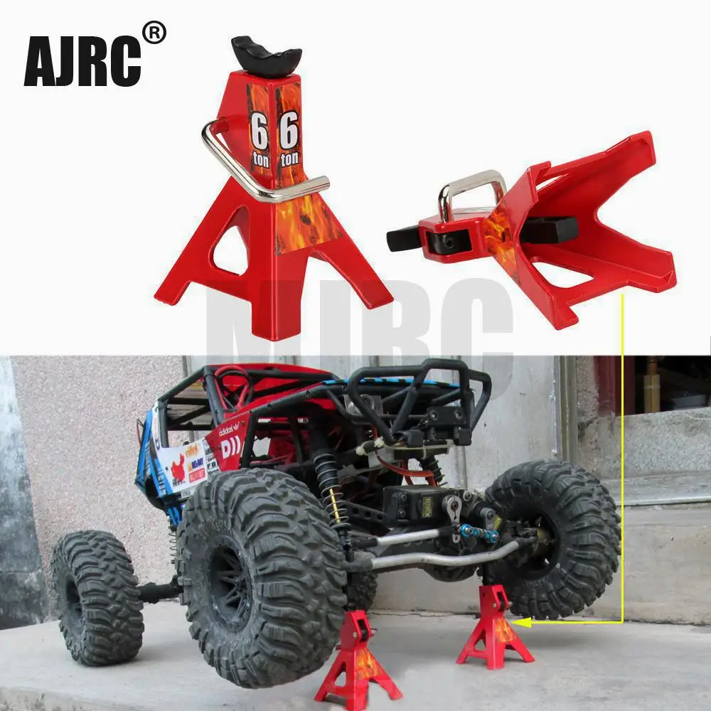 1 пара RC автомобилей металлический домкрат Ремонтный инструмент для 1/10