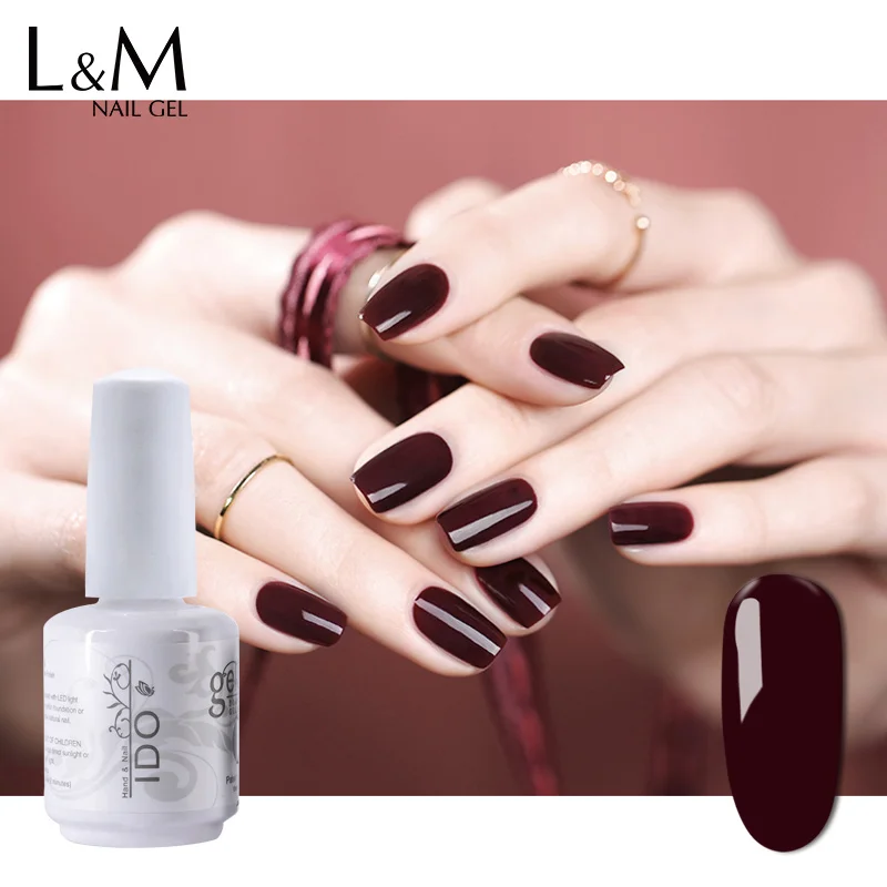 1 шт. Классический Гель лак для ногтей серии красного цвета высококачественный