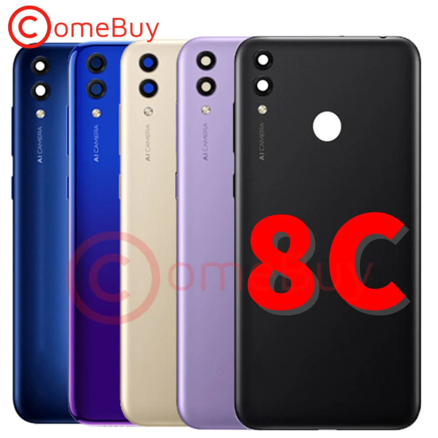 Задняя крышка аккумуляторного отсека для Huawei Honor 8C задняя корпуса с лотком sim карт