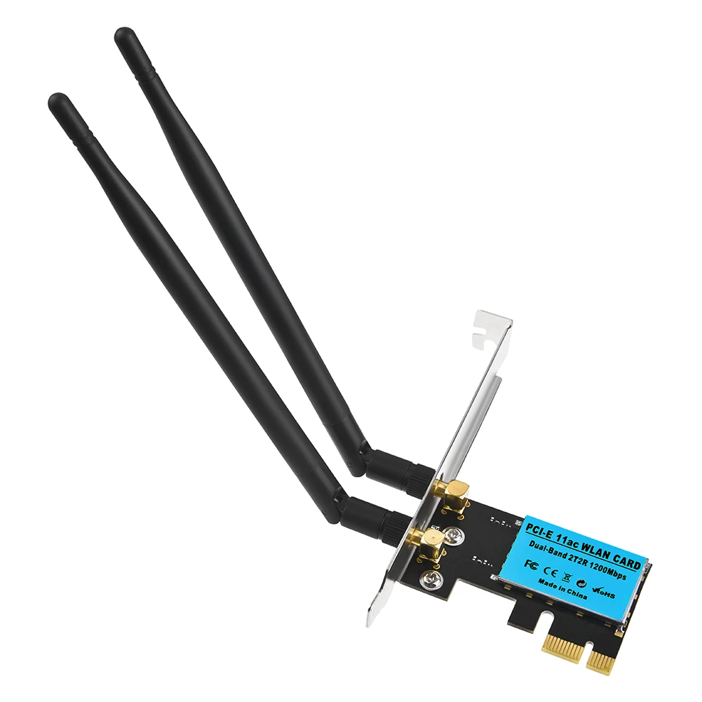 Wi-Fi-карта PCI-E 1200 Мбит/с 2 4/5 ГГц | Компьютеры и офис