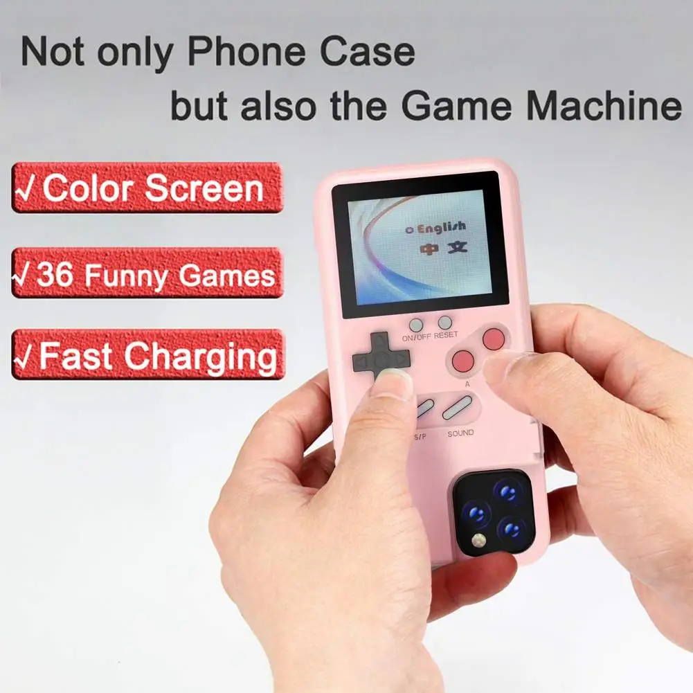 Cheap ريترو لعبة بوي غطاء آيفون 12 برو ماكس حافظة غيم بوي 11 الحنين الهاتف واقية المحمولة Juego telefuno