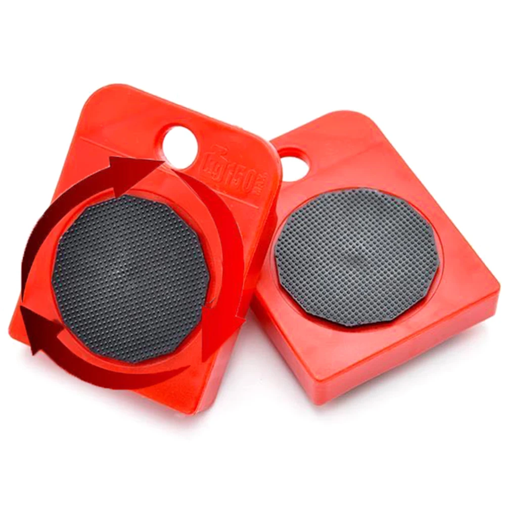 

Household Furniture Lifter Strong-Bearing Capacity Heavy Object Moving Transport Set Furnitures Handling Tool w/Wheels Roller