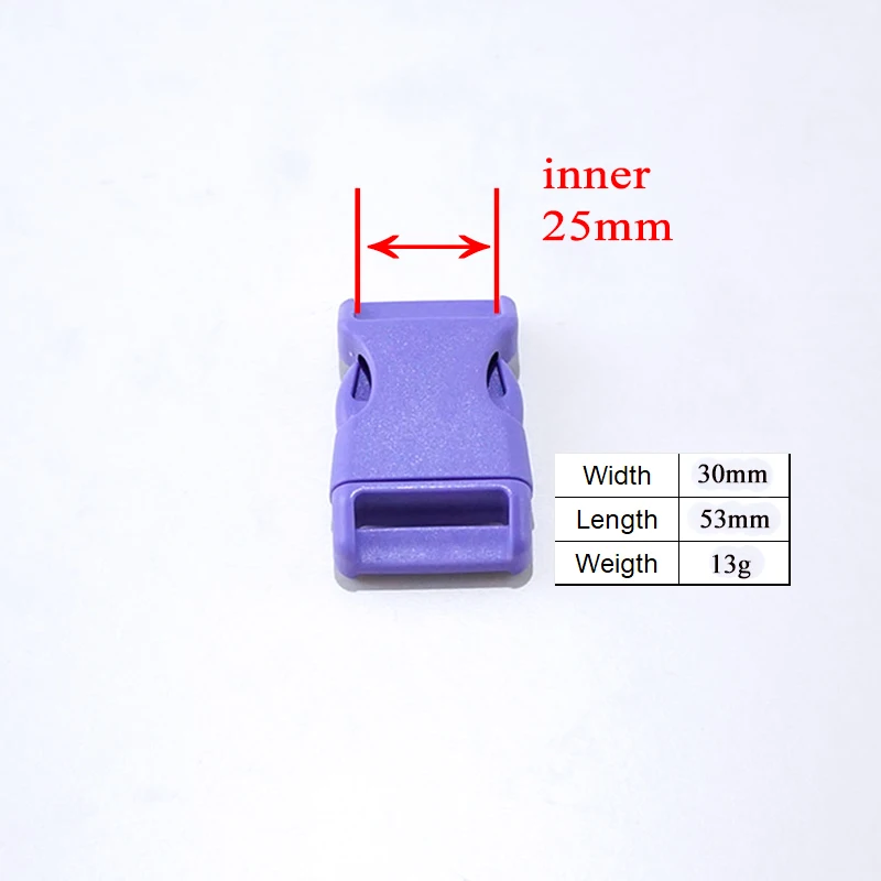 Застежка пластиковая для ошейника собаки 20 шт./лот 25 мм 17 цветов | Дом и сад