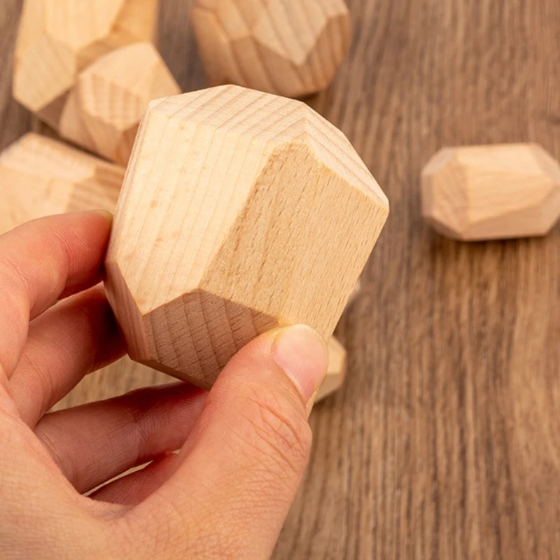 Деревянная игрушка конструктор jinga в скандинавском стиле игры Радуга Укладка