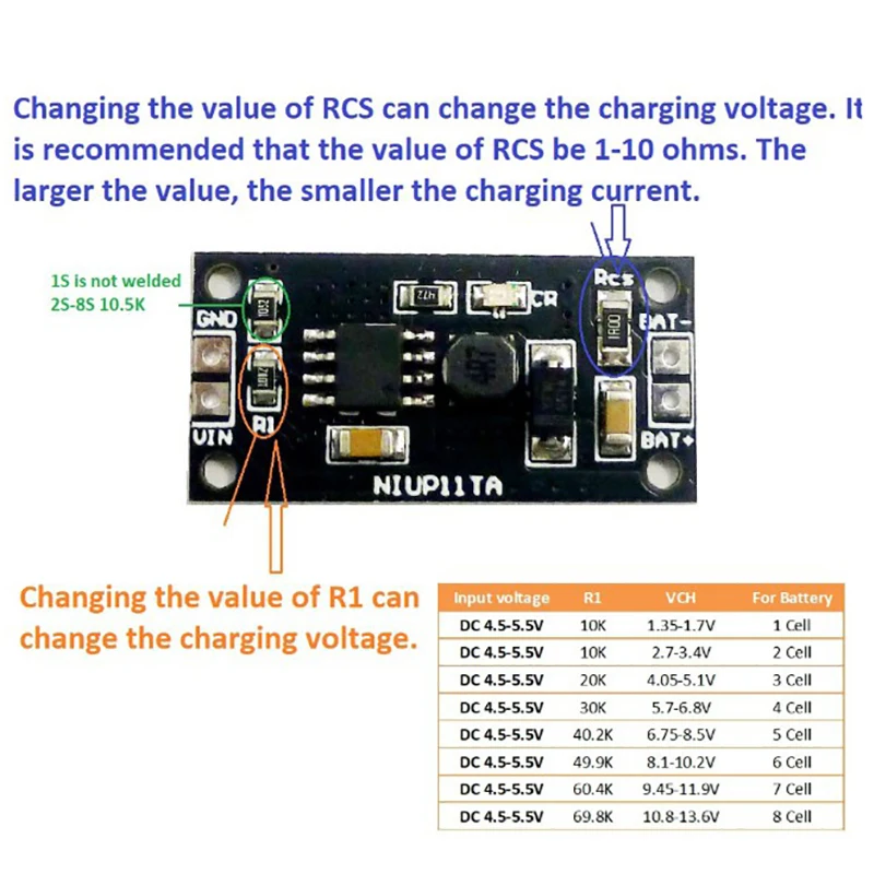 

1Pcs 1-8 Cell NiMH NiCd Battery Dedicated Charger Charging Module Board