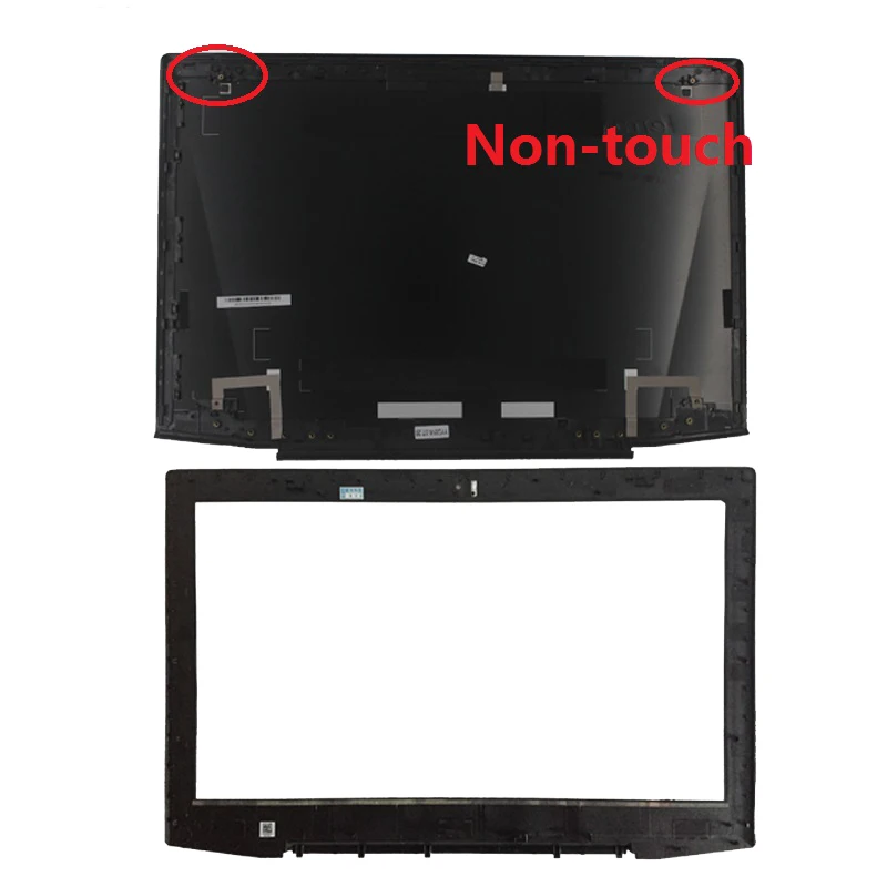 Non-touch AB Новинка для lenovo Y50 Y50-70 Y50-70A Y50-70AS-IS Y50-80 ЖК-дисплей задняя крышка ободок крышки петли для просмотране сенсорный Lan порт крышка AP14R000900 - Цвет: Non-touch AB