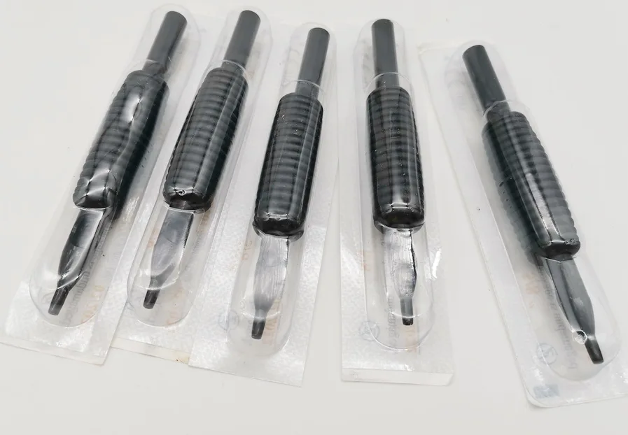 40 шт. RT FT 16 мм черные резиновые одноразовые тату трубки ручки для поставки|tube a