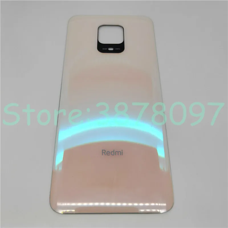 Заднее стекло для Xiaomi Redmi Note 9 Pro 9S (64 мп) Крышка батарейного отсека задняя панель