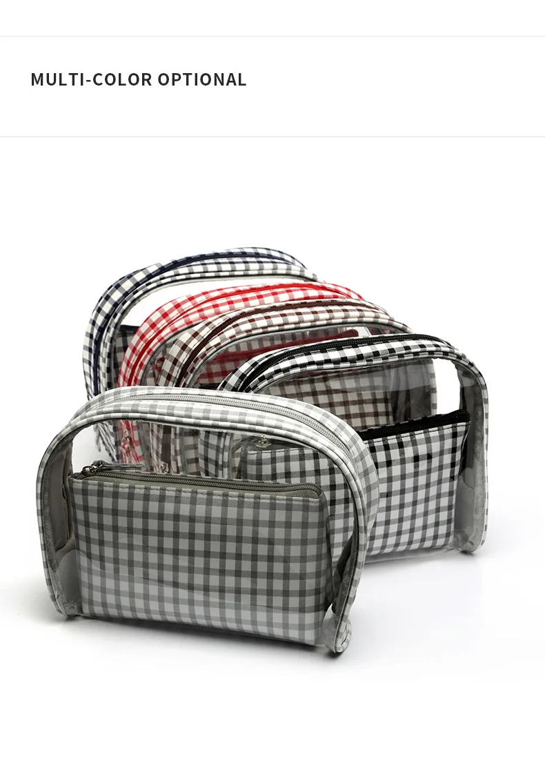 

2 шт. Брезентовая косметичка для лица, косметичка, женская косметичка, дорожный Органайзер, многофункциональная вместительная сетчатая кос...