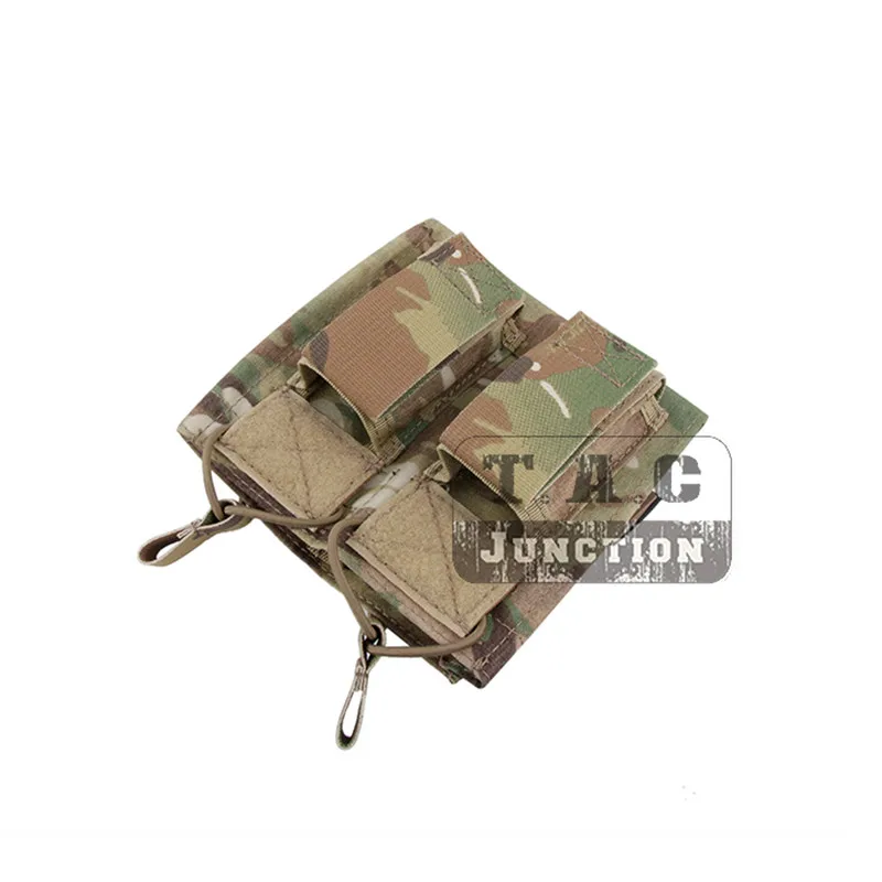 Emerson Тактический 5,56& пистолет модульный подсумок EmersonGear двойной открытый MOLLE/PALS Военная стрельба Mag Чехол кобура