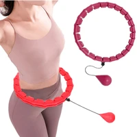 130cm adjustable never drop smart circle sport hoops thin waist fitness intelligent ring detachable massage trainer dropshipping