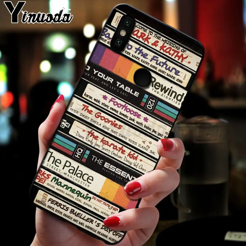 14 Ynuoda mi xtape Аудио Кассета уникальный роскошный мягкий ТПУ силиконовый чехол для xiaomi mi 8 se 6 note3 redmi 5 5plus note 5 Чехол coque - Цвет: 14
