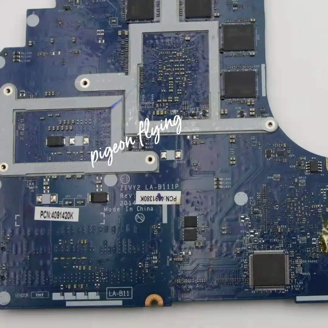 

Applicable to Y50-70 Notebook Motherboard CPU:I5-4200HQ GPU:GTX960 2G Number LA-B111P FRU 5B20F78766 5B20H02668