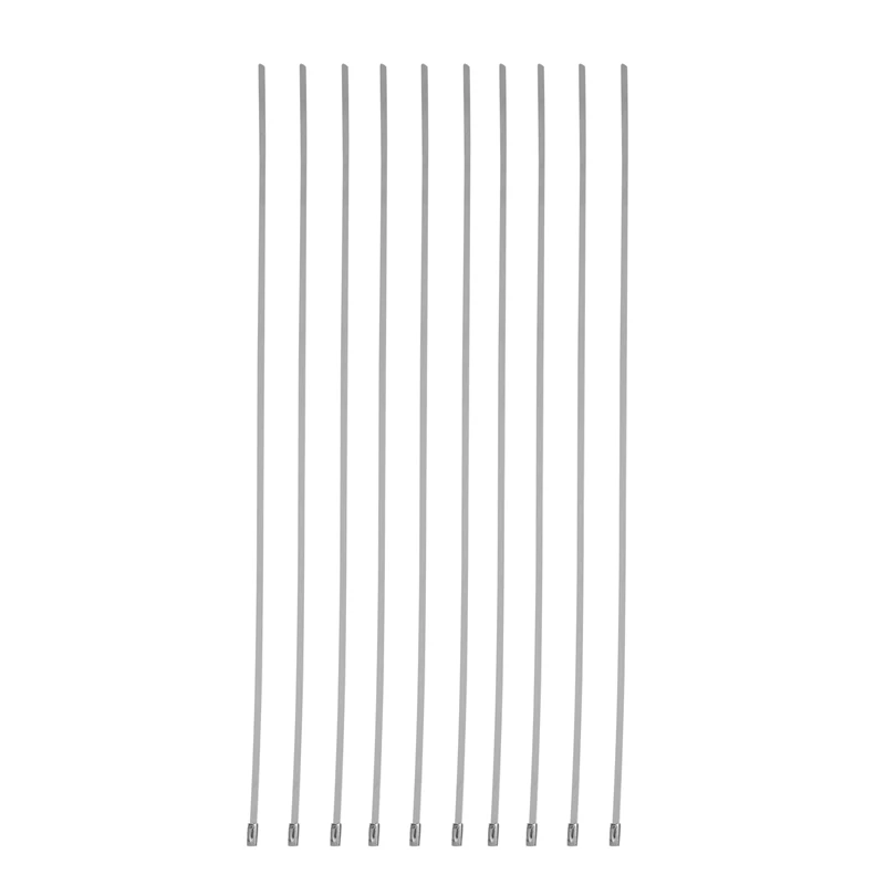 

10 шт., зажимные стяжки для выхлопной трубы, 17,7 дюйма