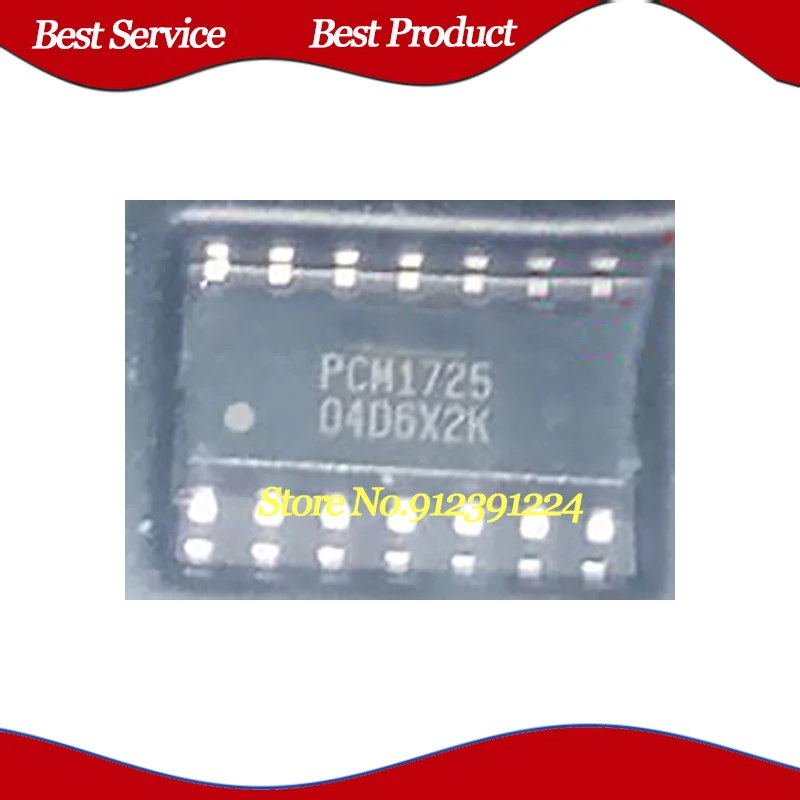 

10 Pcs/Lot PCM1725 PCM1725DR SOP14 New and Original In Stock