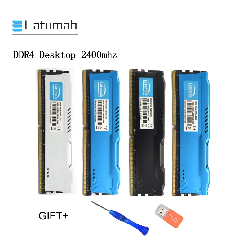 Оперативная память Latumab DDR4 16 ГБ 32 64 2400 МГц настольная Память DIMM поддержка