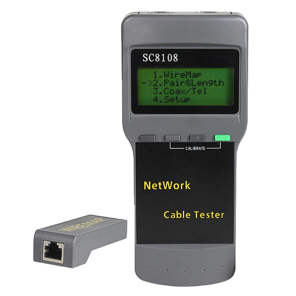SC8108 LCD сетевой тестер CAT5 RJ45 портативный многофункциональный беспроводной LAN
