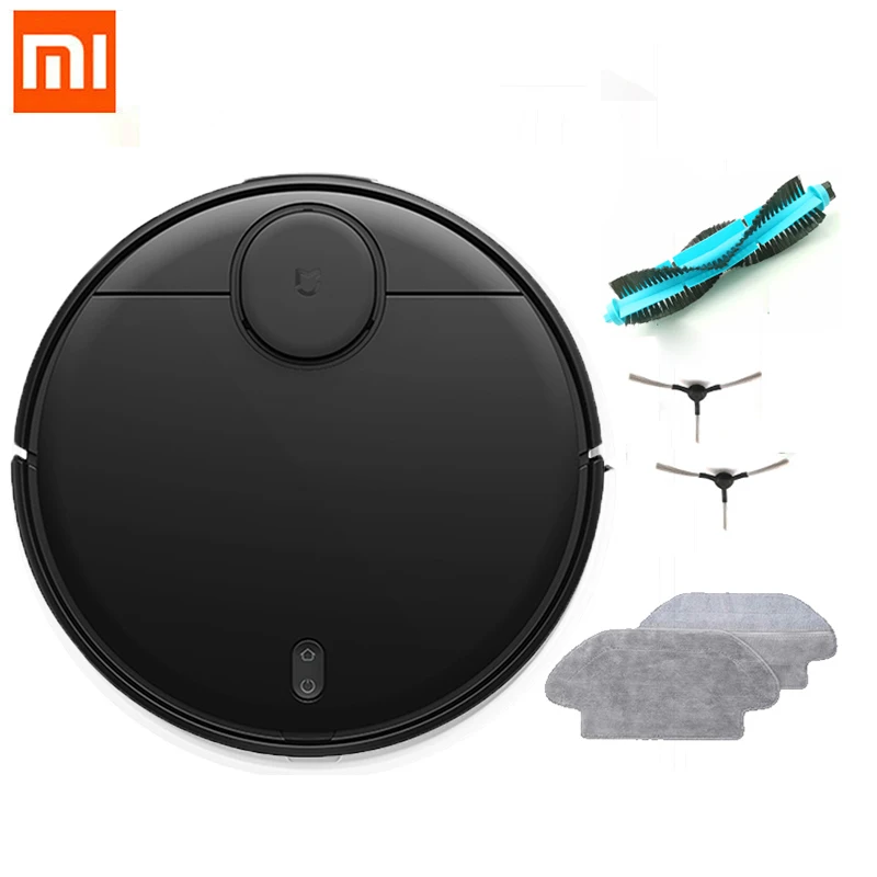 Black p1 Xiaomi STYJ02YM уборочный робот-пылесос для дома автоматическая стерилизация пыли умный планируемый wifi подключение - Цвет: Black p1