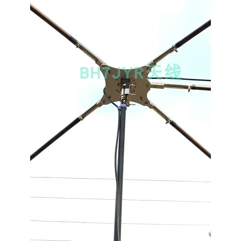

5-band spider web short-wave antenna, portable and fixed dual-use 14/18/21/24/29Mhz amateur segment