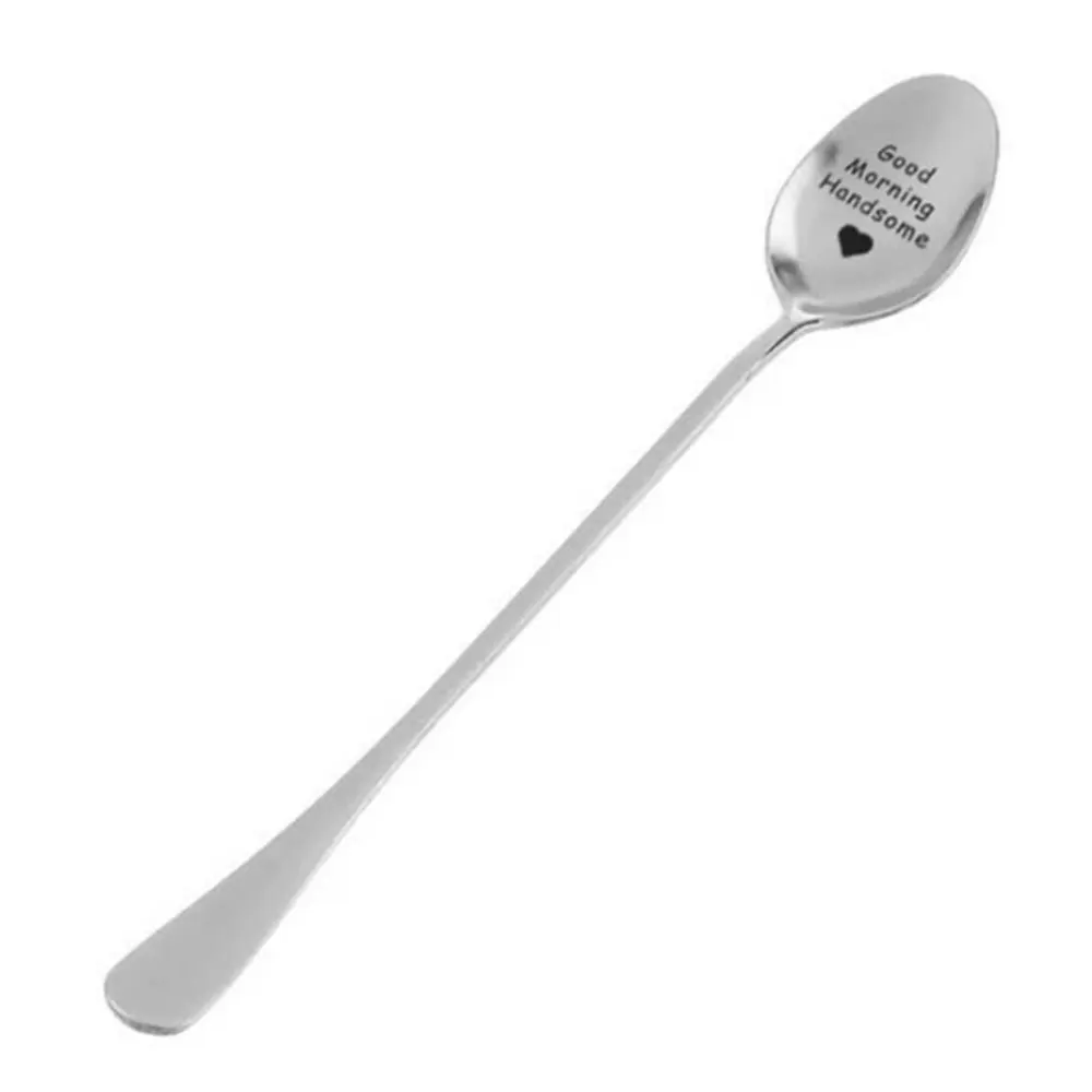 Чайная ложка из нержавеющей стали День Святого Валентина ложки для кофе хорошее