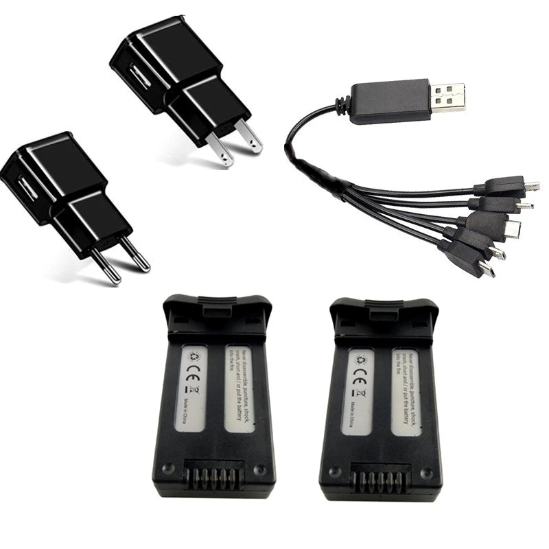 5in1 3 7 V 1000mAh литий-полимерный Батарея + Зарядное устройство для SJRC S20W T25 четыре оси
