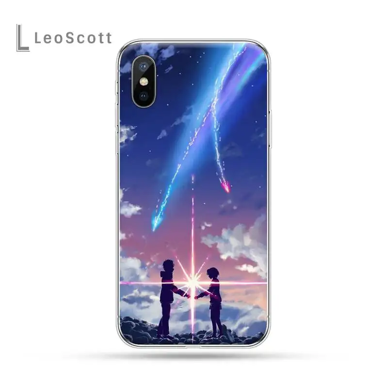 

Your Name japanese naime Phone Case for iPhone 11 12 mini pro XS MAX 8 7 6 6S Plus X 5S SE 2020 XR luxury cover funda