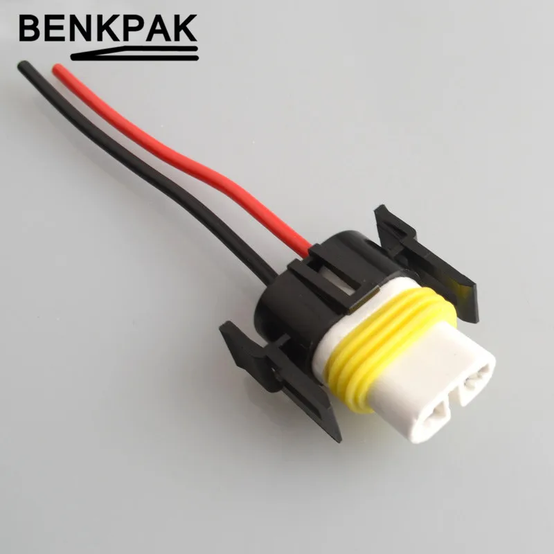H11 Wiring Harness Socket Female Adapter Wire Connector Cable Plug for HID Xenon Headlight Fog Lights Lamp | Обустройство дома