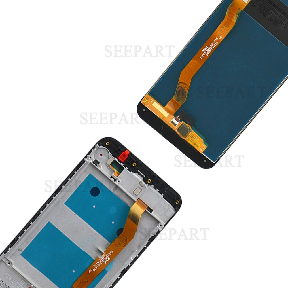 new screen for huawei p9 lite mini lcd display touch screen digitizer sla l22 lcd frame replacement for huawei p9 lite mini free global shipping