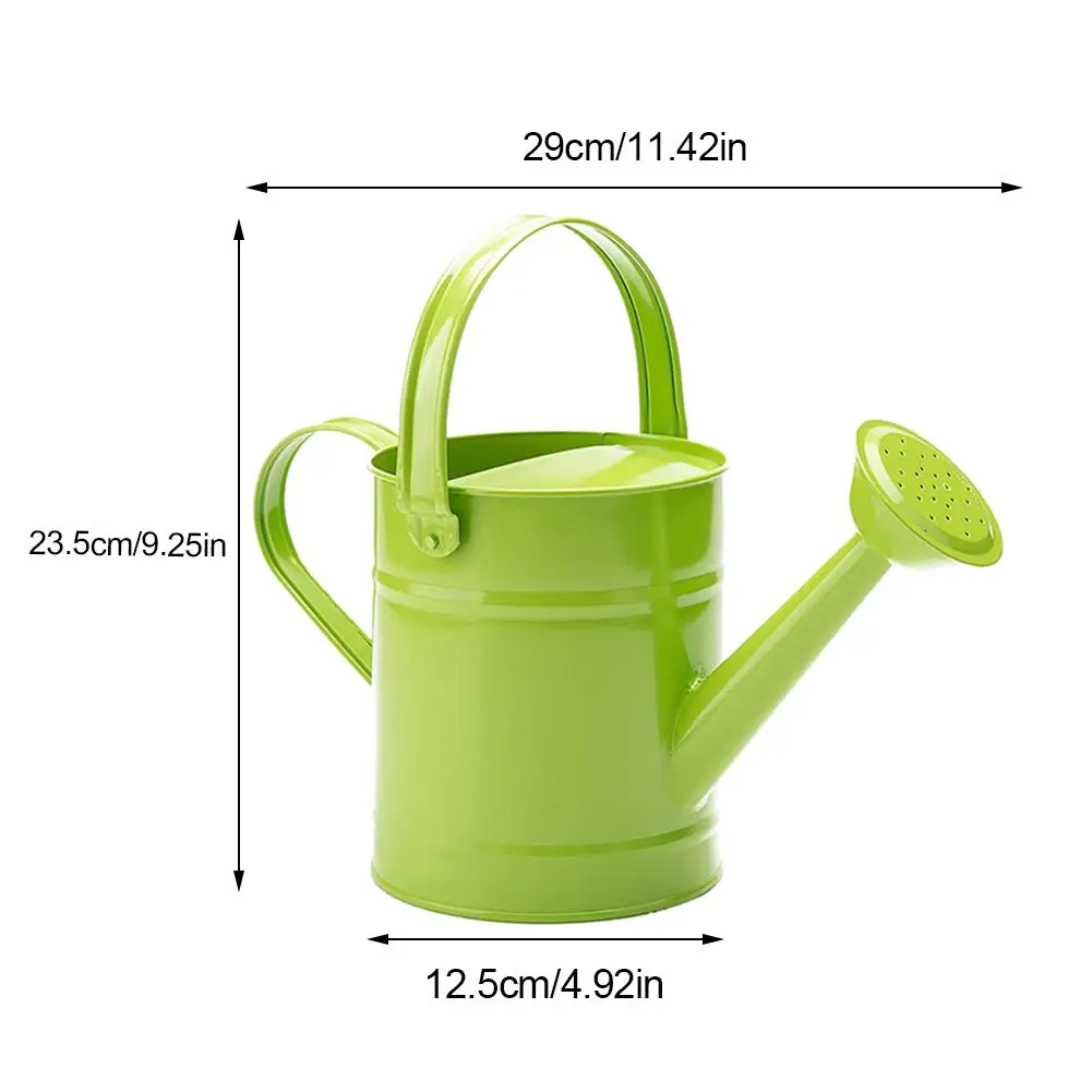 

2Pcs Small Watering Can For Indoor Plants With Shower Head Anti Rust Sturdy Iron Water Can Kettle Plant Sprinkler Garden Tool
