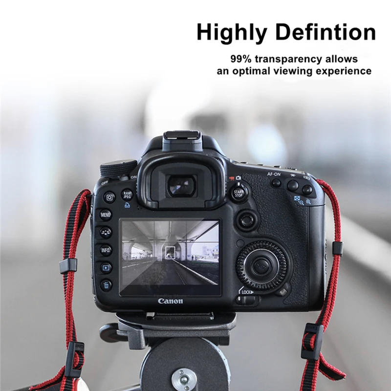 Для камеры Canon EOS 6D MARK II 6D2 закаленное защитное самоклеящееся стекло основной ЖК