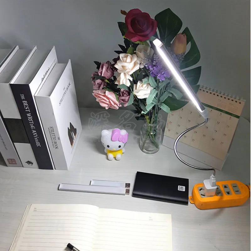 Портативный светодиодный мини светильник USB 5 в 8 10 20 24 SMD 5730 настольная лампа