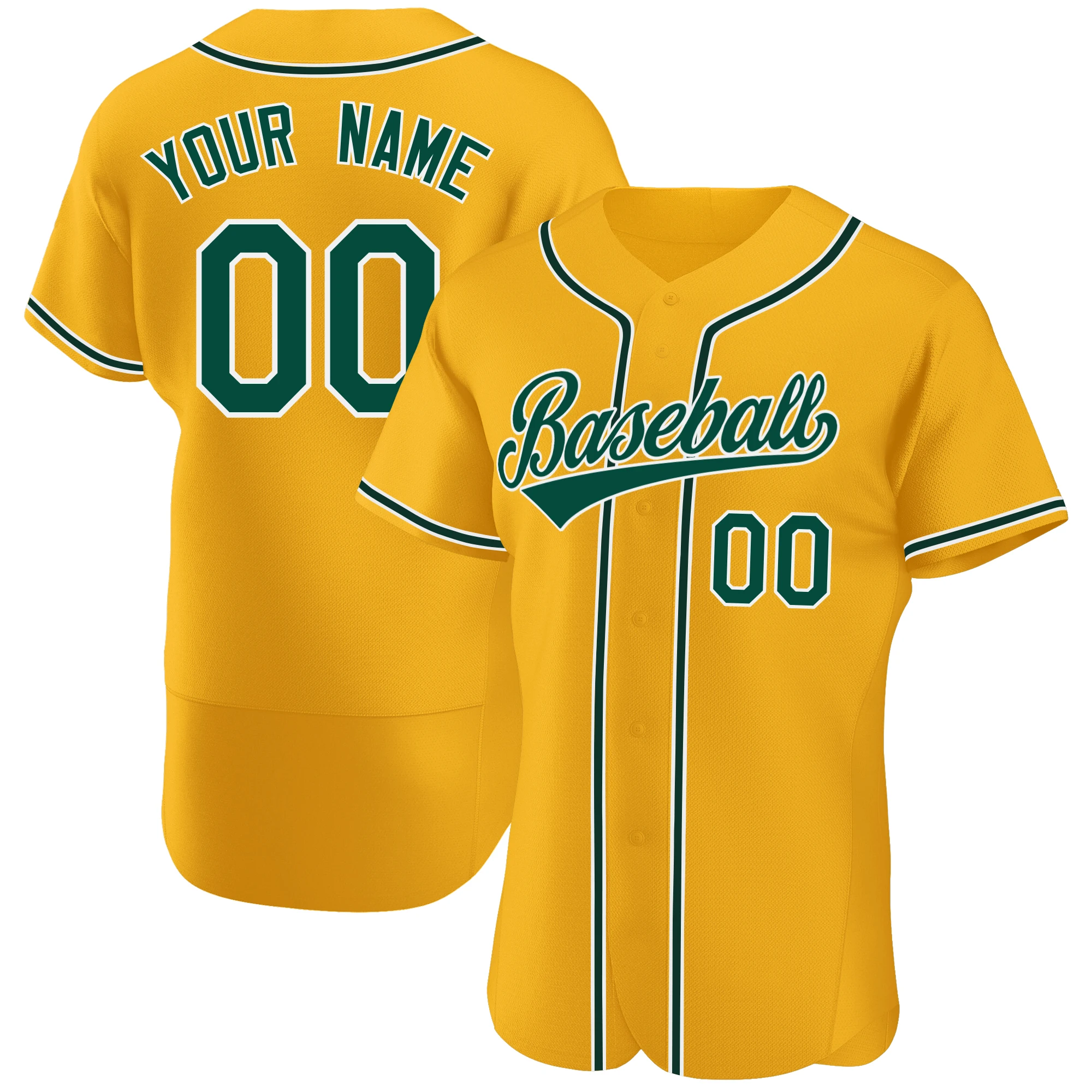 Custom Baseball Jersey Personalized Printed Team Name/Numbers Breathable Soft Durable Button-down Tee Shirts for Men/Kids Party