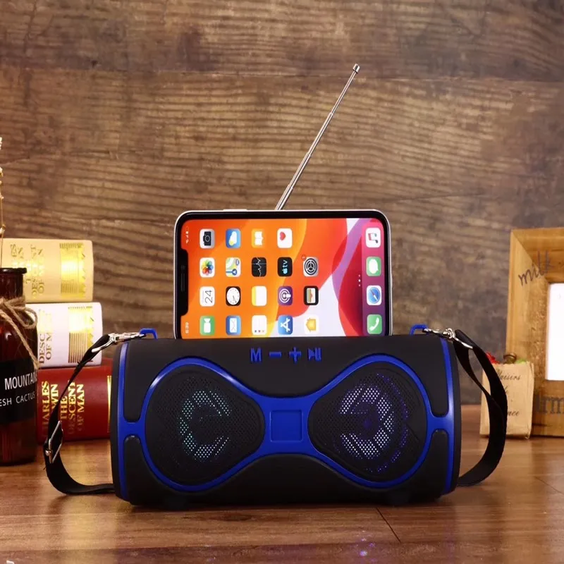 MMS39 colorful lantern multi-function card wireless bluetooth speaker outdoor portable strap mobile phone bracket | Электроника