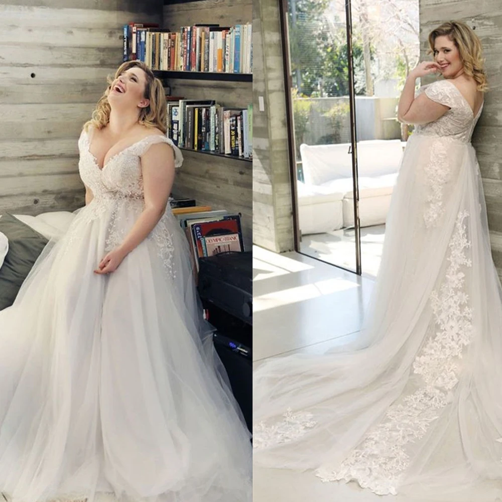 

Elegant Wedding Dresses Tulle Appliques Pleat Sashes V-Neck Sleeveless Zipper A-Line Bridal Gowns Novia Do 2021 New Vestidos