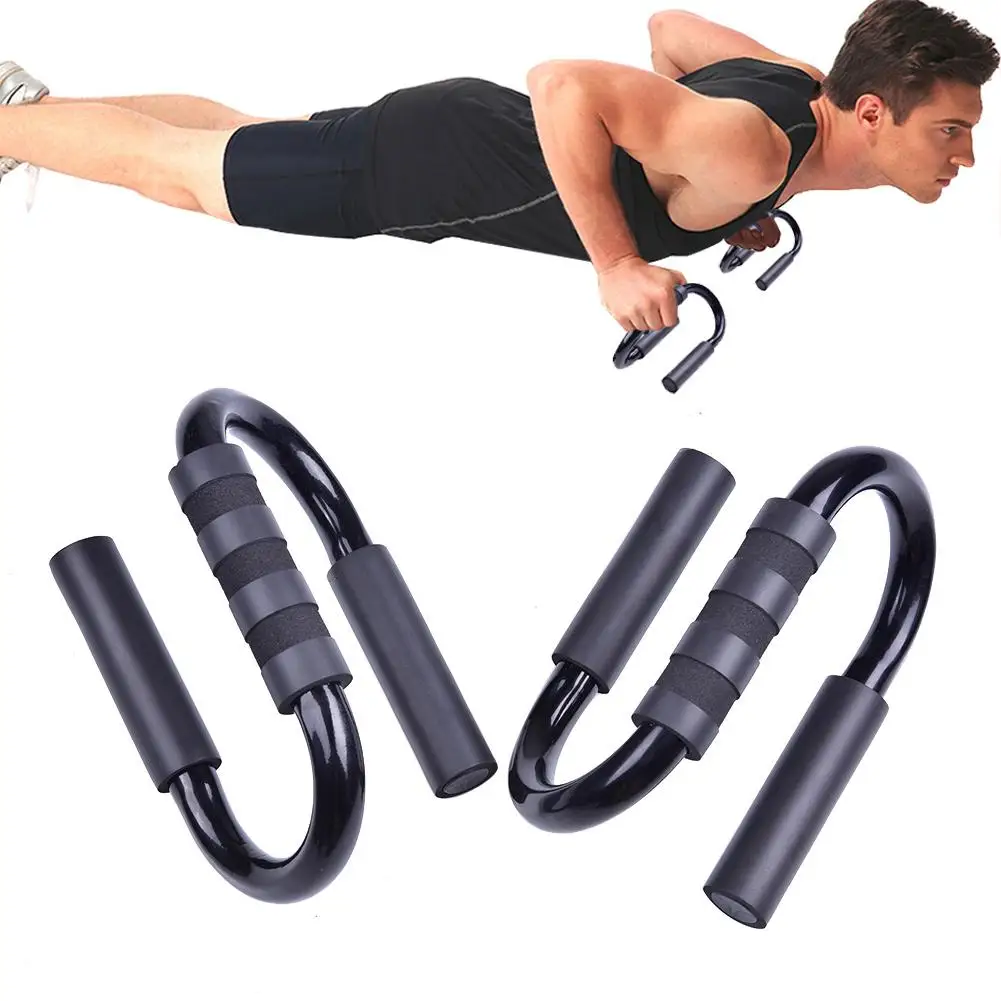 

S Shape Push-up Stand Aluminium Alloy Home Fitness Chest Training Equipment Push Up Stands Bars Exercise Training Chest Trainer